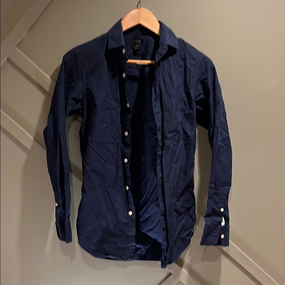 J. Crew Navy Casual Button Down Shirt